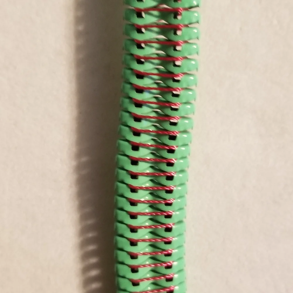 Painted Metal Chain Collar Necklace - Picture 2 of 5
